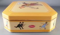  Tintin - Delacre Tin Cookie Box - Tintin & Snowy