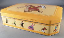  Tintin - Delacre Tin Cookie Box - Tintin & Snowy