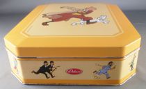  Tintin - Delacre Tin Cookie Box - Tintin & Snowy