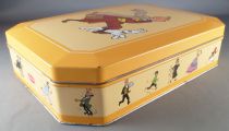  Tintin - Delacre Tin Cookie Box - Tintin & Snowy