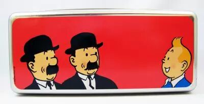 Tintin - Delacre Tin Cookie Box (Rectangular) - Herg� (the World of)