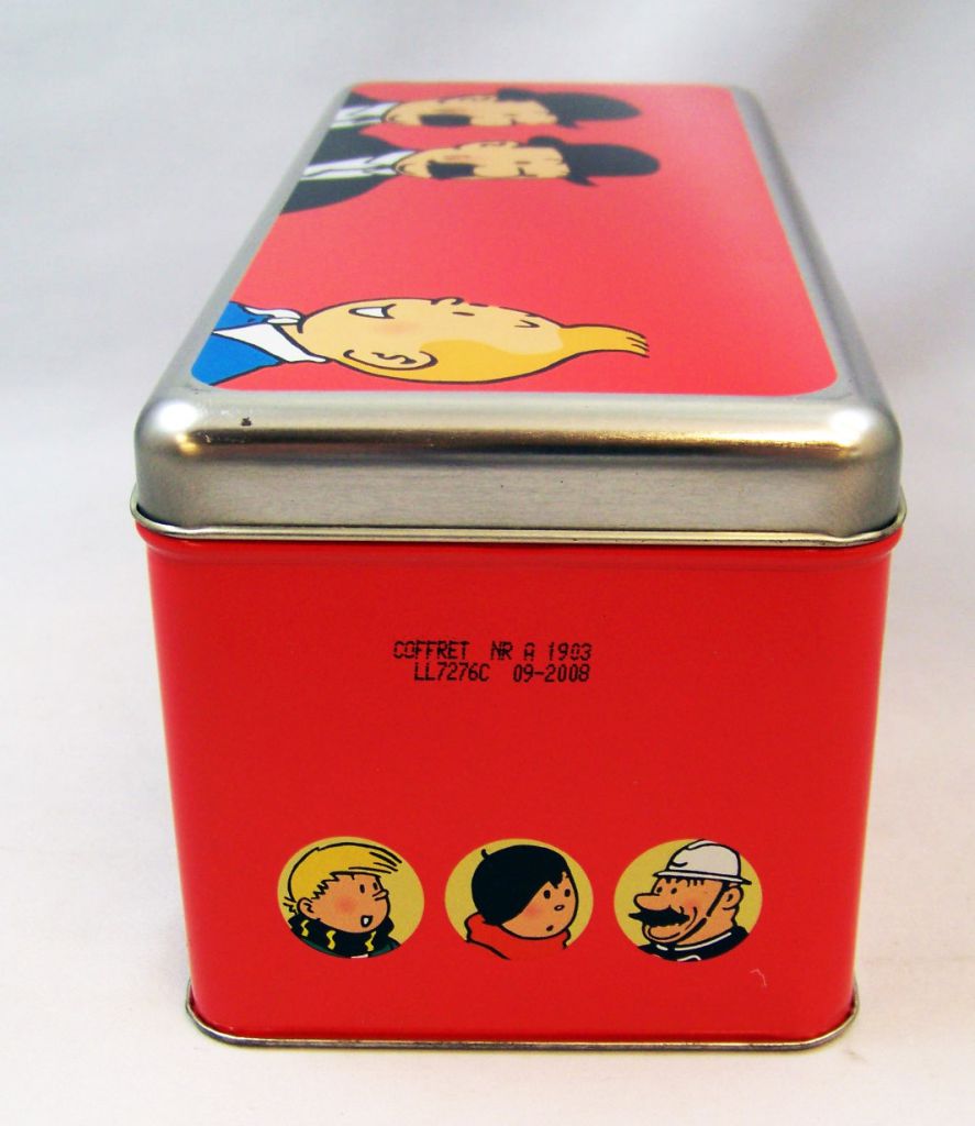 Tintin - Delacre Tin Cookie Box (Rectangular) - Hergé (the ...
