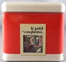 Tintin - Delacre Tin Cookie Box (Rectangular) - Le Petit Vingti&egrave;me - The Broken Ear