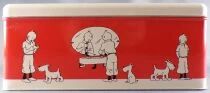 Tintin - Delacre Tin Cookie Box (Rectangular) - Le Petit Vingti&egrave;me - Tintin in Tibet