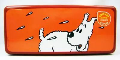 Tintin - Delacre Tin Cookie Box (Rectangular) - Milou