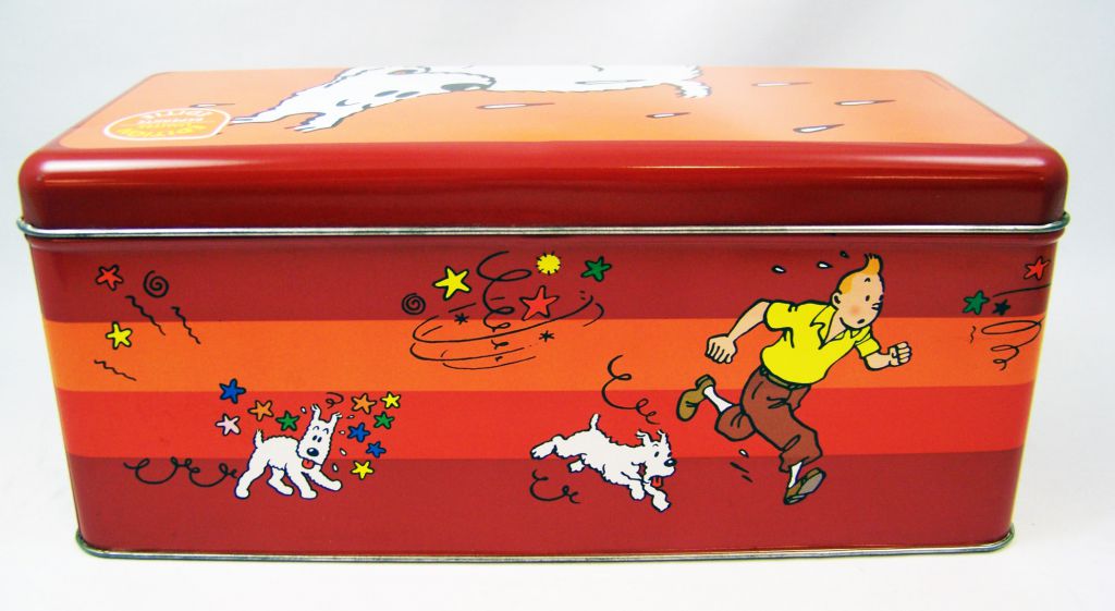 Download Tintin - Delacre Tin Cookie Box (Rectangular) - Milou