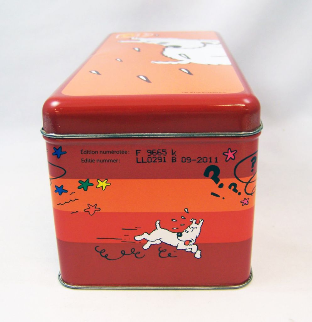 Download Tintin - Delacre Tin Cookie Box (Rectangular) - Milou