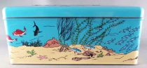Tintin - Delacre Tin Cookie Box (Rectangular) - Submarine from Rackham the Red