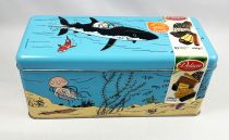 Tintin - Delacre Tin Cookie Box (Rectangular) - Submarine from Rackham the Red