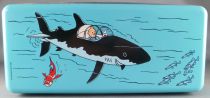 Tintin - Delacre Tin Cookie Box (Rectangular) - Tintin and the Submarine