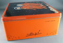 Tintin - Delacre Tin Cookie Box (Square) - On a marché sur la Lune