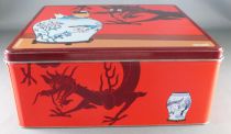 Tintin - Delacre Tin Cookie Box (Square) - The Blue Lotus