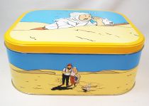 Tintin - Delacre Tin Cookie Box (Square) - The Crab with the Golden Claws 