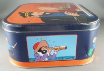 Tintin - Delacre Tin Cookie Box (Square rond corners) - The Crab with the Golden Claws The Secret of the Unicorn