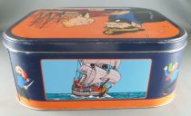 Tintin - Delacre Tin Cookie Box (Square rond corners) - The Crab with the Golden Claws The Secret of the Unicorn