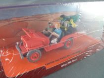 Tintin - Editions Atlas - (2nd edition) N° 01 Mint in box red Jeep Willys from Land of black gold