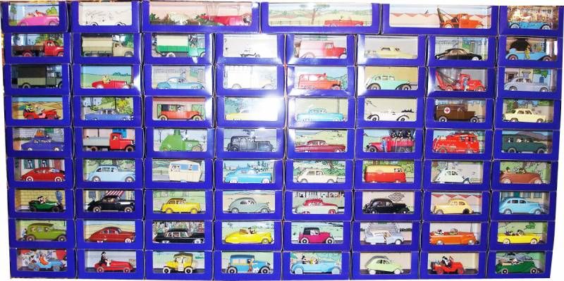 collection tintin voitures miniatures