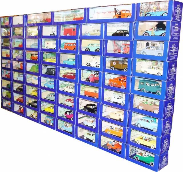 voitures miniatures tintin collection