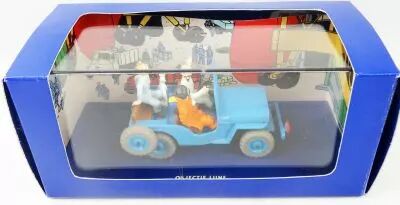Tintin - Editions Atlas - N� 01 La Jeep Willys bleue Tintin Objectif Lune neuve en boite