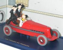 Tintin - Editions Atlas - N° 02 Mint in box red race car  from The Pharao\\\'s cigars