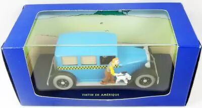 Tintin - Editions Atlas - N� 04 Le Taxi bleu de Tintin en Am�rique neuf en boite
