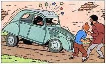 Tintin - Editions Atlas - N° 06 Mint in box Citoen 2CV from The Calcilus Affair