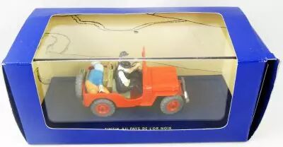 Tintin - Editions Atlas - N� 07 La Jeep Willys rouge Tintin au pays de l\'or noir neuve en boite