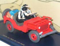 Tintin - Editions Atlas - N° 07 Mint in box red Jeep Willys from Land of black gold