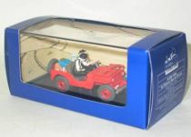 Tintin - Editions Atlas - N° 07 Mint in box red Jeep Willys from Land of black gold