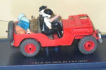 Tintin - Editions Atlas - N° 07 Mint in box red Jeep Willys from Land of black gold