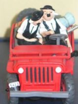 Tintin - Editions Atlas - N° 07 Mint in box red Jeep Willys from Land of black gold