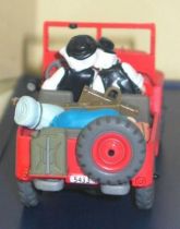 Tintin - Editions Atlas - N° 07 Mint in box red Jeep Willys from Land of black gold