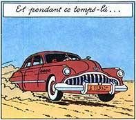 Tintin - Editions Atlas - N° 10 Mint in box red Buick from Land of black gold