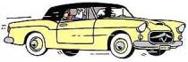 Tintin - Editions Atlas - N° 16 Mint in box Borduran car from The Calculus affair