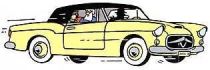 Tintin - Editions Atlas - N° 16 Mint in box Borduran car from The Calculus affair
