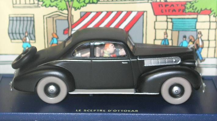 18 the 1939 packard 12 coupe Car atlas tintin kuifje Hergé no 