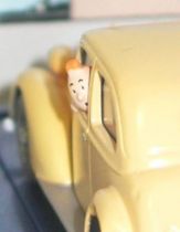 Tintin - Editions Atlas - N° 23 Mint in box accidented car from The crab with the golden claws
