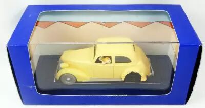 Tintin - Editions Atlas - N� 23 Mint in box accidented car from The crab with the golden claws