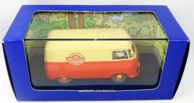 Tintin - Editions Atlas - N� 32 La camionnette VW boucherie Sanzot L\'affaire Tournesol neuve en boite