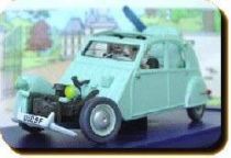 Tintin - Editions Atlas - N° 33 Mint in box accidented Citroen 2CV6 from The Castafiore emerald