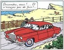 Tintin - Editions Atlas - N° 40 Mint in box Doc Muller\\\'s Jaguar from The black island