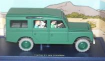 Tintin - Editions Atlas - N° 43 Mint in box General Tapioca\\\'s Land Rover from Tintin and the Picaros