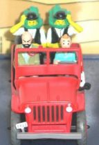 Tintin - Editions Atlas - N° 44 Mint in box red Jeep from Land of black gold cover