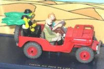 Tintin - Editions Atlas - N° 44 Mint in box red Jeep from Land of black gold cover