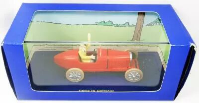 Miniature Voiture Tintin 1/24 – La Type 35 De Bobby Smiles – Édition Moulinsart – Occasion