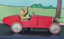 Tintin - Editions Atlas - N° 54 Mint in box Bobby Smiles race car from Tintin in America