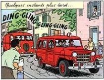 Tintin - Editions Atlas - N° 57 Mint in box Firemen Jeep from The Calculus affair