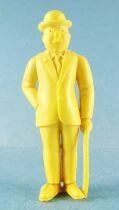 Tintin - Figurine Monochrome Esso Belgique - Dupont Canne Main Gauche (Jaune)