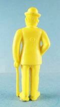 Tintin - Figurine Monochrome Esso Belgique - Dupont Canne Main Gauche (Jaune)