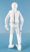 Tintin - Figurine Monochrome Esso Belgique - Homme-Grenouille (Blanc)